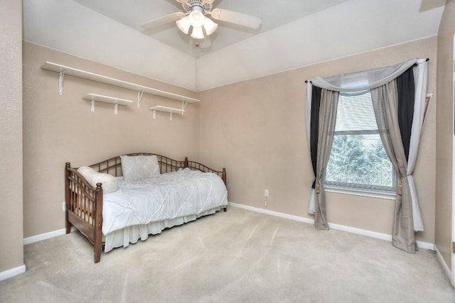 2435 Candle Ridge Trl, Georgetown, TX 78626 - carpeted bedroom featuring baseboards and ceiling fan