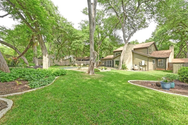 view of yard