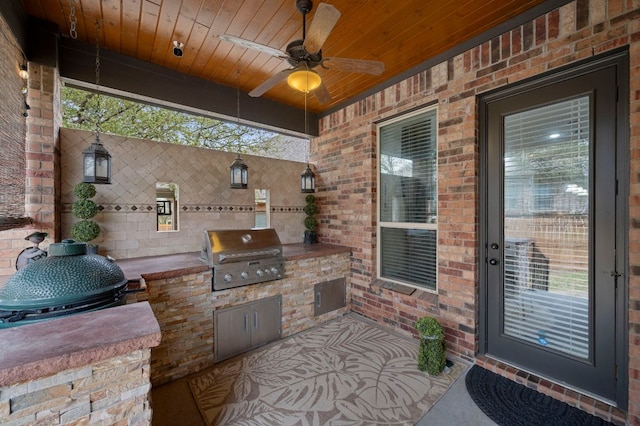 2429 Carretera Dr, Leander, TX 78641 - view of patio featuring ceiling fan