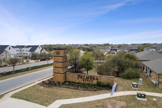 2429 Carretera Dr, Leander, TX 78641 - community / neighborhood sign featuring a residential view