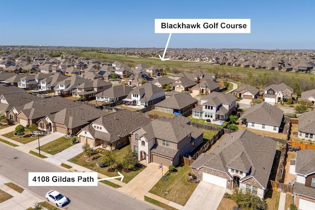 4108 Gildas Path, Pflugerville, TX 78660 - aerial view of property's location with nearby suburban area