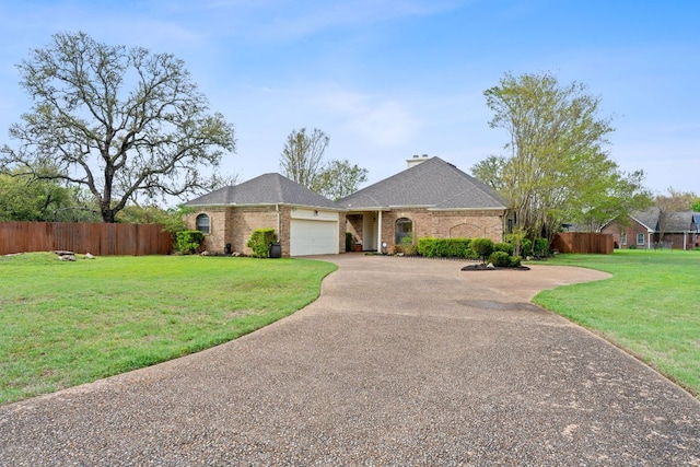 3300 Lost Oasis Holw, Austin, TX 78739 - view of front of property featuring asphalt driveway, an attached garage, and brick siding