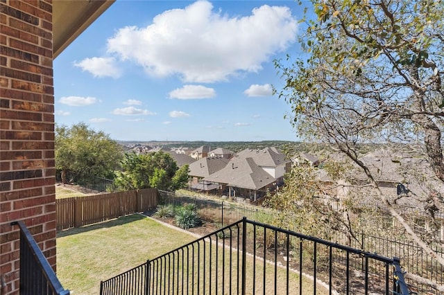 22300 Verbena Pkwy, Spicewood, TX 78669 - fenced backyard with a residential view