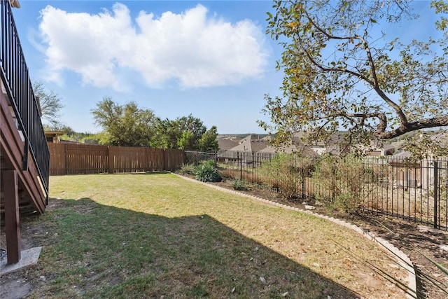 22300 Verbena Pkwy, Spicewood, TX 78669 - view of fenced backyard
