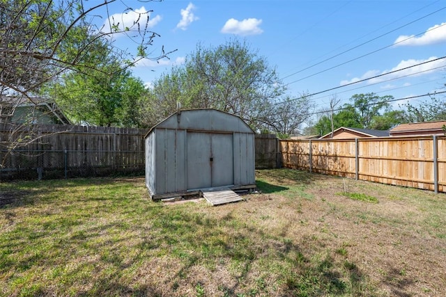 1410 Yorkshire Dr, Austin, TX 78723 - fenced backyard featuring a shed