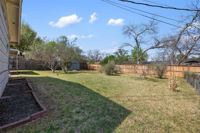 1410 Yorkshire Dr, Austin, TX 78723 - fenced backyard with a shed