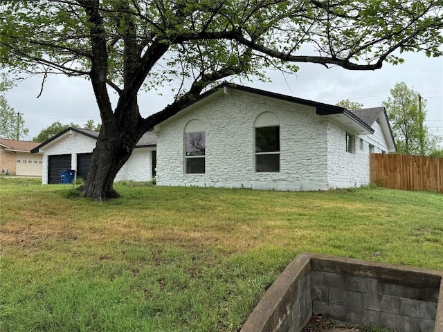 1402 Cardinal Hill Dr, Austin, TX 78758 - view of side of home featuring stone siding