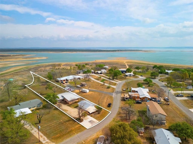 658 Golden Beach Dr, Buchanan Dam, TX 78609 - drone / aerial view featuring a water view