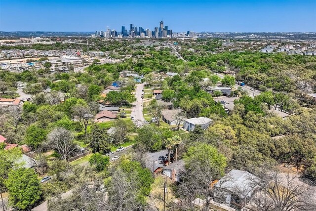 3108 Matador Dr, Austin, TX 78741 - bird's eye view with a view of city
