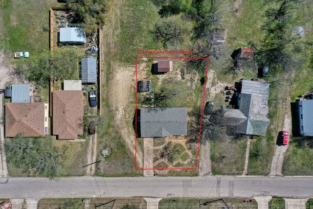 818 Kimbro St, Taylor, TX 76574 - aerial overview of property's location with property boundaries highlighted