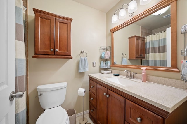 20807 Boggy Ford Rd, Lago Vista, TX 78645 - bathroom featuring vanity and toilet