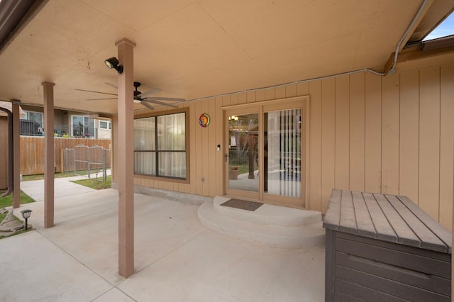 20807 Boggy Ford Rd, Lago Vista, TX 78645 - view of patio featuring ceiling fan