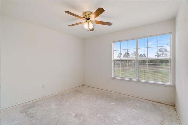 182 Lake Front Dr, Cedar Creek, TX 78612 - spare room with a ceiling fan