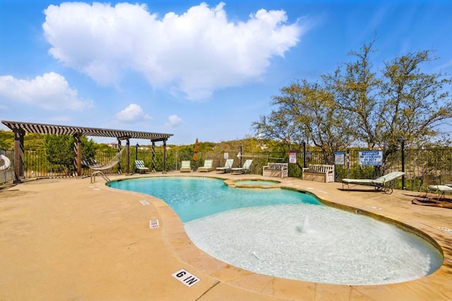 4000 Ranch Road 620 N Unit 1, Austin, TX 78734 - view of swimming pool featuring a patio area and a pool with connected hot tub