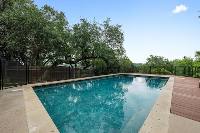 807 Terrace Mountain Dr, West Lake Hills, TX 78746 - view of swimming pool featuring a fenced backyard