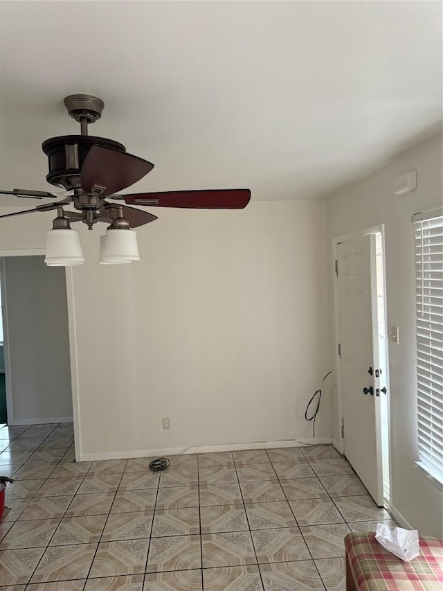 6300 Hickman Ave, Austin, TX 78723 - unfurnished room featuring a ceiling fan and baseboards