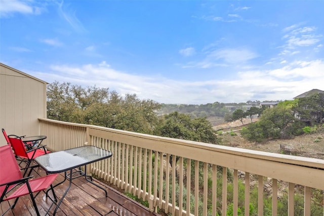 317 Venture Blvd S, Point Venture, TX 78645 - view of deck