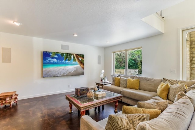 5802 Gentle Breeze Ter, Austin, TX 78731 - living room featuring recessed lighting and baseboards