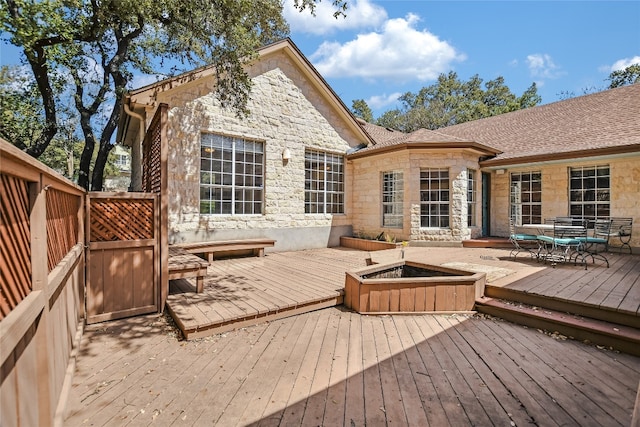 6407 Johanne Ct, Austin, TX 78750 - view of wooden deck