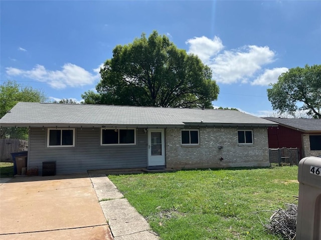 4609 Greenridge Ter, Austin, TX 78745 - view of front of house with brick siding