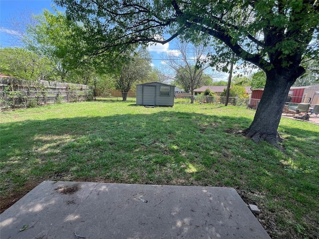 4609 Greenridge Ter, Austin, TX 78745 - fenced backyard featuring a storage shed