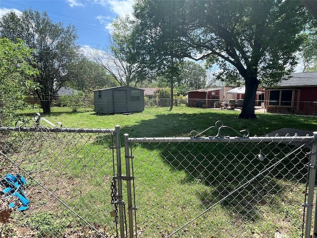 4609 Greenridge Ter, Austin, TX 78745 - view of yard featuring a gate and a shed