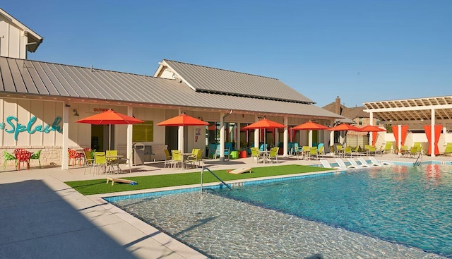 304 Echo Pass, Liberty Hill, TX 78642 - community pool featuring a patio