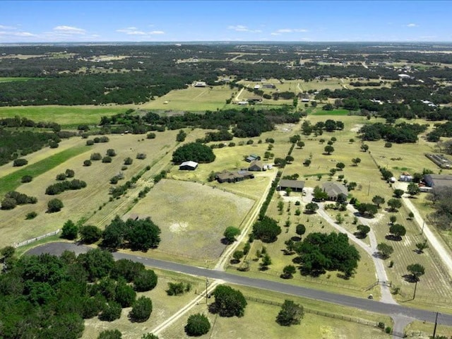 650 Farris Ranch Rd, Georgetown, TX 78633 - aerial view of property and surrounding area featuring rural landscape