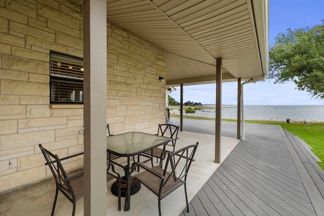 209 Senisa Dr, Buchanan Dam, TX 78609 - view of dock featuring a water view and a patio
