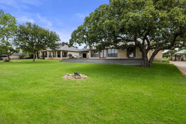 209 Senisa Dr, Buchanan Dam, TX 78609 - view of yard