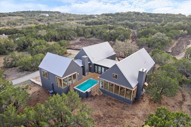 13400 Paisano Trl, Austin, TX 78737 - view of subject property featuring a heavily wooded area