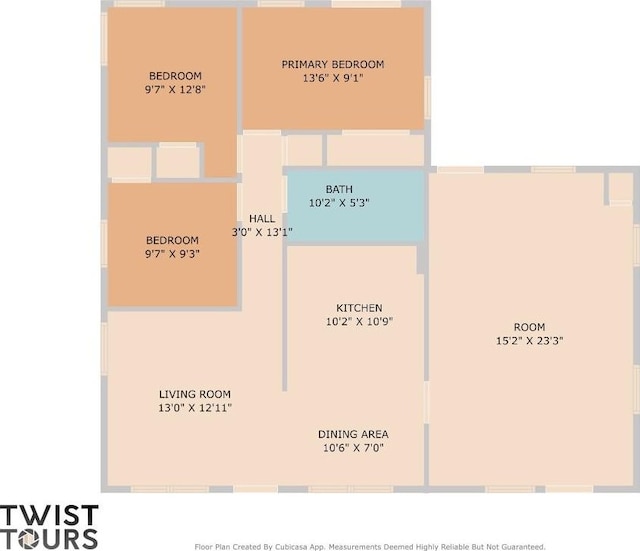 2511 Bitter Creek Dr, Austin, TX 78744 - property floor plan