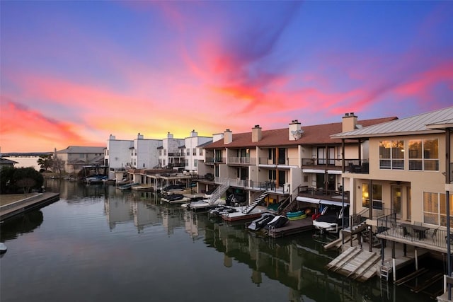 510 N Horseshoe Bay Blvd, Horseshoe Bay, TX 78657 - dock featuring a water view and a residential view