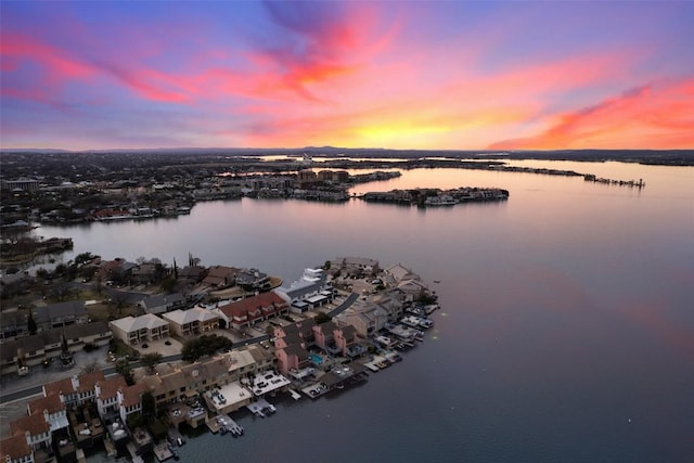 510 N Horseshoe Bay Blvd, Horseshoe Bay, TX 78657 - aerial view at dusk of a water view