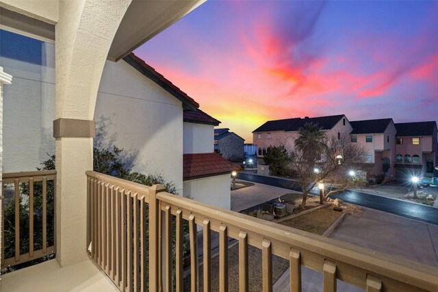 510 N Horseshoe Bay Blvd, Horseshoe Bay, TX 78657 - view of balcony at dusk