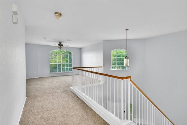 16101 Mcdows Hole Ln, Austin, TX 78717 - corridor featuring carpet floors and plenty of natural light