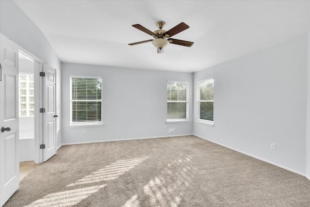 16101 Mcdows Hole Ln, Austin, TX 78717 - carpeted spare room with a ceiling fan and baseboards