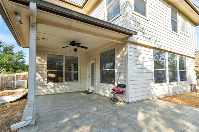 16101 Mcdows Hole Ln, Austin, TX 78717 - view of patio / terrace with a ceiling fan