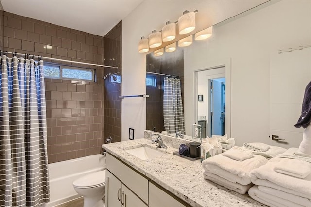 2012 Willow St Unit B, Austin, TX 78702 - full bathroom featuring vanity, toilet, and shower / tub combo