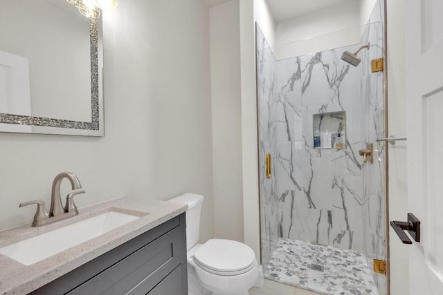 414 Wesley Ridge Dr, Spicewood, TX 78669 - bathroom with a marble finish shower and vanity