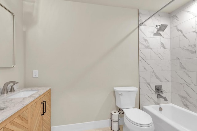 414 Wesley Ridge Dr, Spicewood, TX 78669 - bathroom featuring vanity and bathtub / shower combination