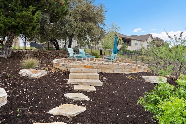 308 Highland Village Cv, Austin, TX 78738 - view of yard with a patio area