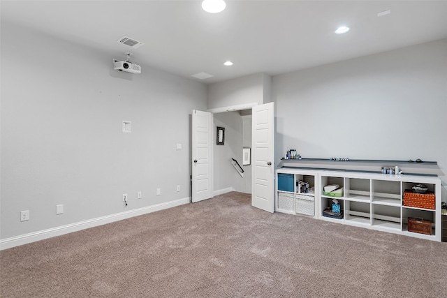 308 Highland Village Cv, Austin, TX 78738 - unfurnished room featuring carpet, baseboards, and recessed lighting