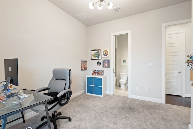 308 Highland Village Cv, Austin, TX 78738 - carpeted home office featuring baseboards