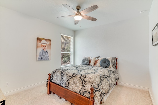 334 Sapling Dr, Driftwood, TX 78619 - bedroom featuring carpet flooring and ceiling fan