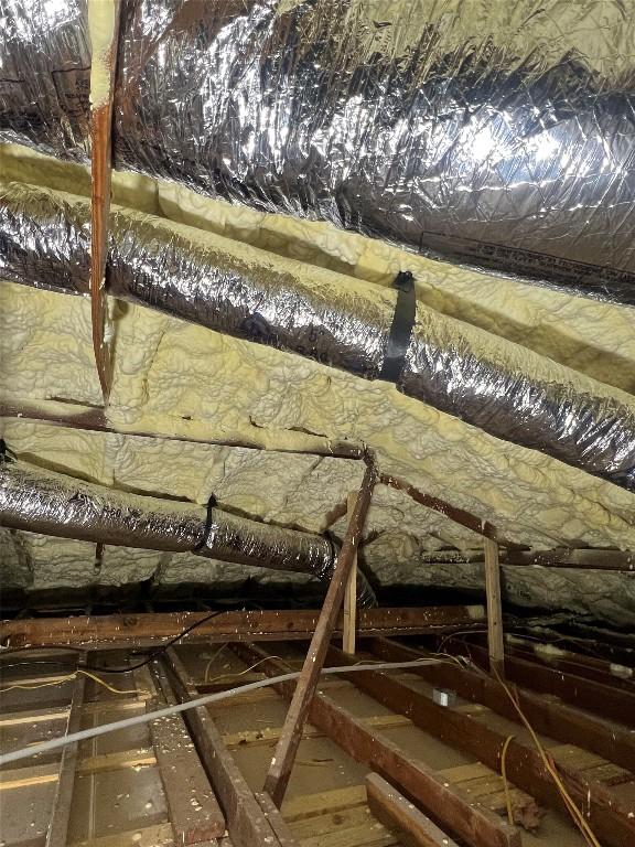 507 W 1st St, Flatonia, TX 78941 - view of attic