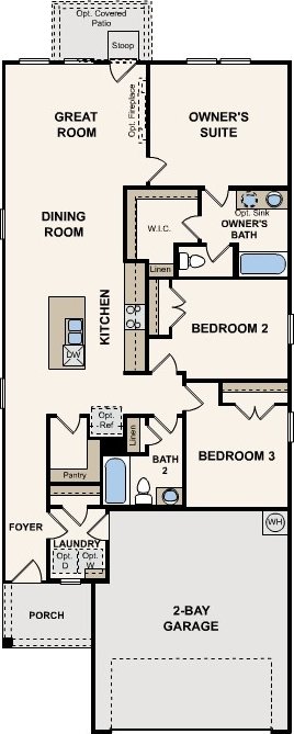205 Alcatraz Loop, Jarrell, TX 76537 - property floor plan
