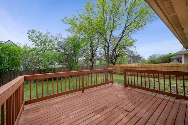 720 Northcreek Blvd, Leander, TX 78641 - wooden terrace featuring a fenced backyard