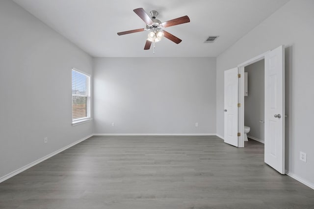 720 Northcreek Blvd, Leander, TX 78641 - unfurnished bedroom featuring wood finished floors and ceiling fan