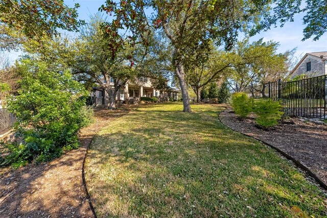 10005 Cormorant Cv, Austin, TX 78730 - view of yard